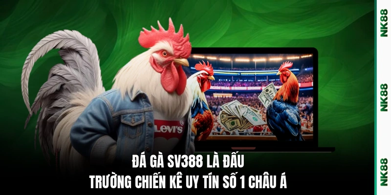 Đá gà SV388 là đấu trường chiến kê uy tín số 1 châu Á 